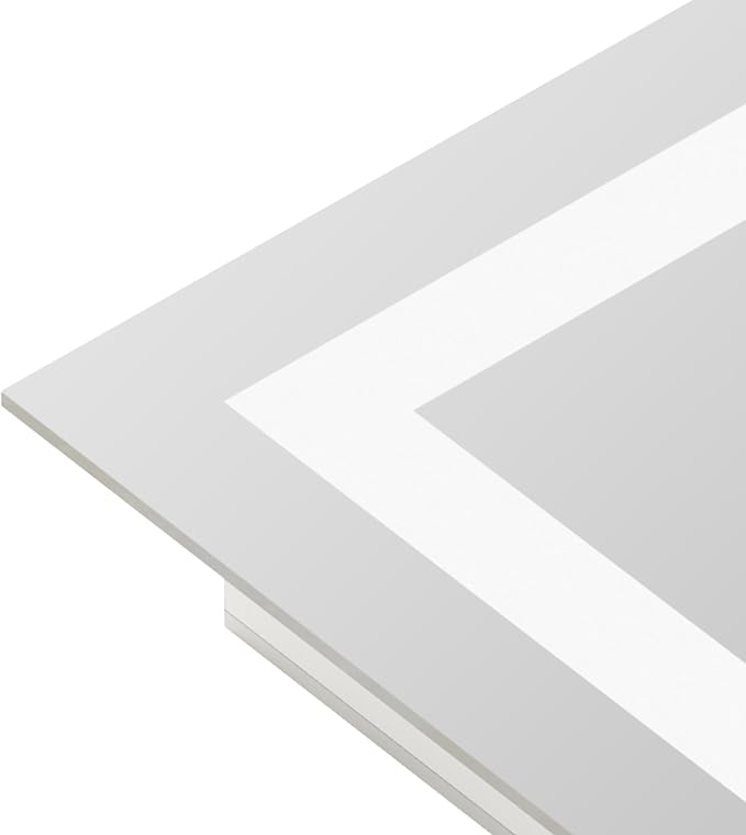 Briivue 36x30 Inch LED Bathroom Mirror with Lights, Backlit & Front Lit, Anti-Fog Lighted Bathroom Vanity Mirror for Wall, Memory Function, Dimmable, HD Tempered Glass, Shatter-Proof