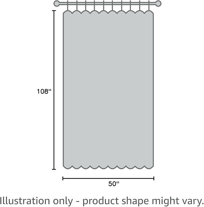 DUALIFE Blue Linen 100% Blackout Curtains 108 Inch Length 10FT Hall Curtains Back Tab Rod Pocket Drapes Thermal Insulated Textured Living Room Black Out Curtains 2 Panels Set 50x108