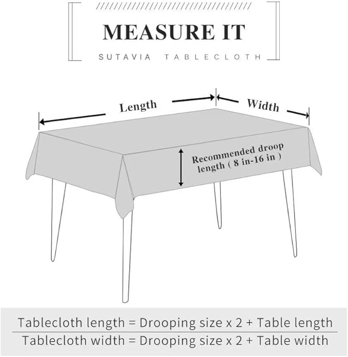 SUTAVIA Clear PVC Tablecloth White Lace Ruffle Edge Transparent Vinyl Table Protector Waterproof Rectangular Table Cover for Dining Table Home Outdoor Picnic (White Ruffle, Oblong, 60"x104")