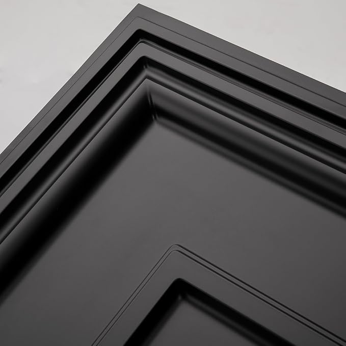 Art3d 12-Pack Drop Ceiling Tiles, 24x28 Inch PVC Panels in Black