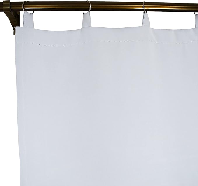 ENJOYBRIDAL Blackout Curtain Liner 50x80 Inch for 84 Inch Curtains, Thermal Insulated Drape Liner with 16 Rings, Room Darkening & Privacy Protection Curtain Liner