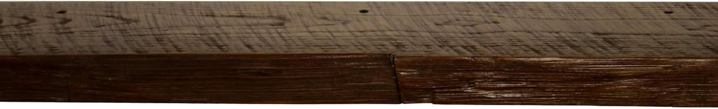 joelsantiques Floating Shelf, Wood Wall Shelf, Natural Wooden Home Decor for Bathroom Kitchen Bedroom, Hanging Mounted Invisible Bracket (Medium Brown, 7" Deep x 60" Wide)