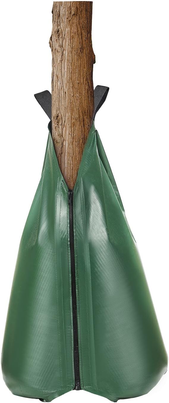 VEVOR Tree Watering Bag Slow Release 3 Pack 20 Gallons, Water Bags for Trees, Refillable Tree Drip Irrigation Bags with Zipper, Durable Tree Watering System for Deep Root Targeting
