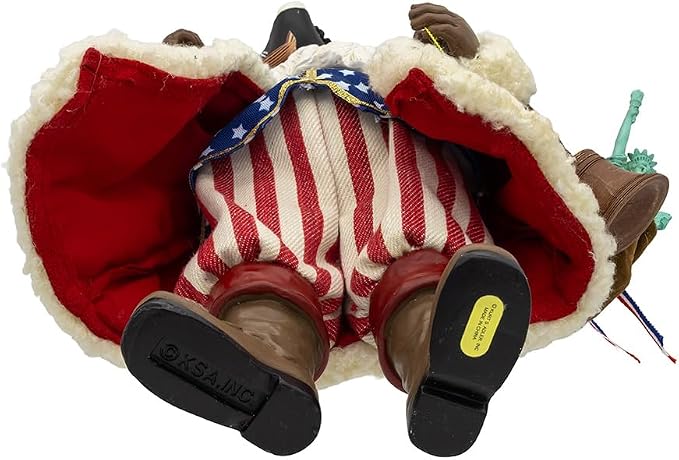 Kurt Adler 11 Inch Fabriché™ 250th Anniversary of America Musical Santa