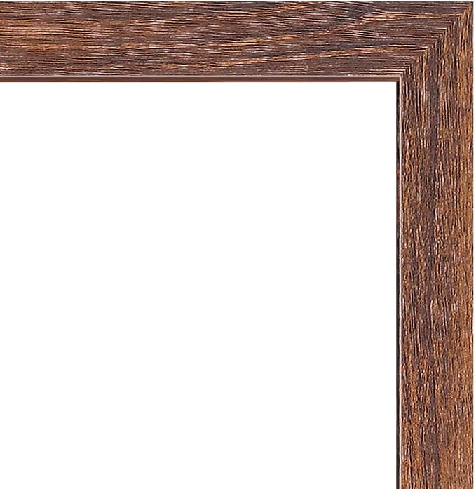 LaVie Home 16x20 Picture Frame Brown Poster Frame,Display Pictures 11x14 with Mat or 16x20 Without Mat, Stable and Sturdy Frame and Polished Plexiglass, Horizontal and Vertical Format of The Walls