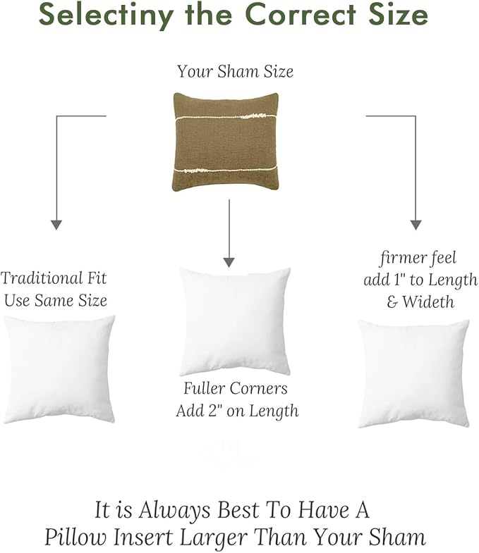 TOPGREEN Feathers Down Throw Pillow Inserts 16 x 16, Set of 2, 100% Organic Cotton Shell, Soft Decorative Square Pillows Insert for Living Room Sofa, Couch, or Bed (White)