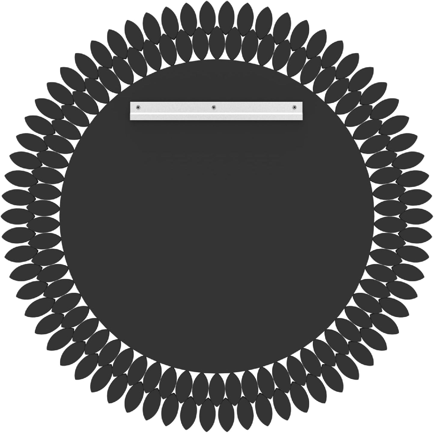 Kelly Miller Round Jeweled Mirror for Wall Decor, 32 in Modern Decorative Wall Mirror with Luxury Diamonds Beveled Vanity Mirror for Bedroom, Living Room, Bathroom, Hallway, Entryway, Fireplace