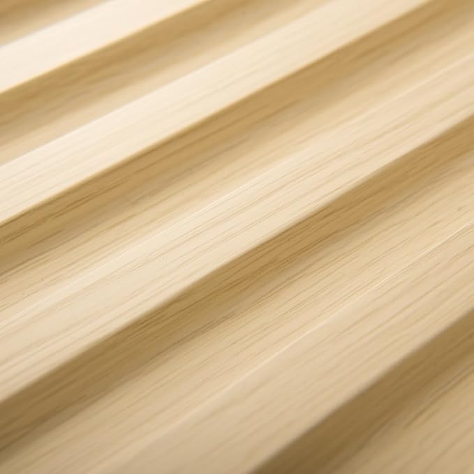 Art3d 12-Pack Slat Design 3D Wall Panels for Interior Wall Decor, 2x4 FT PVC Decorative Drop Ceiling Tiles - Oak, 24 x 48in.