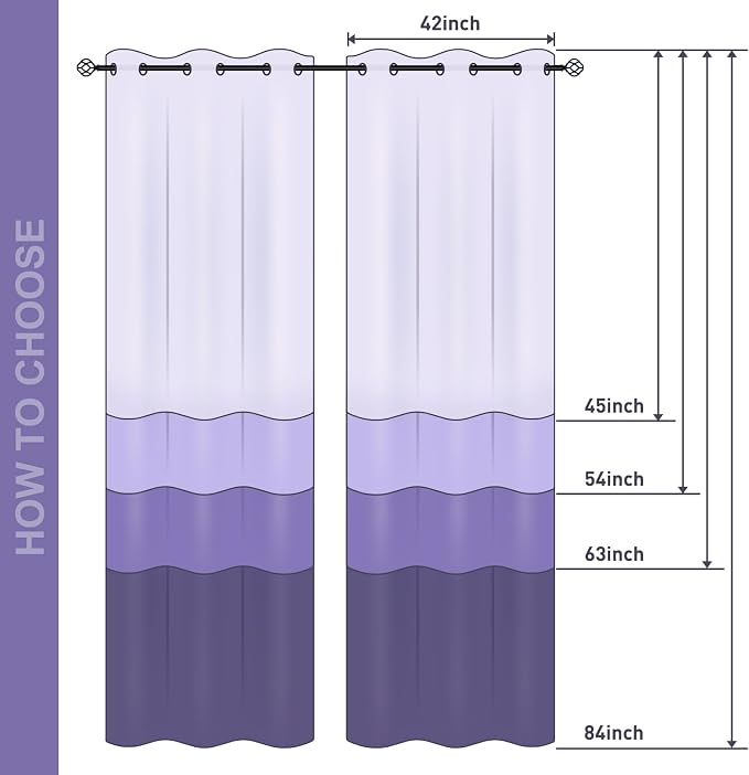 Jekeno Ocean Sunset Blackout Window Curtain - Beach Water Palm Tree Dusk Sky Landscape Blocking Drapes for Bedroom Living Room Nursery Decor Grommet Window Drapes 2 Panels Set 42"x 63"