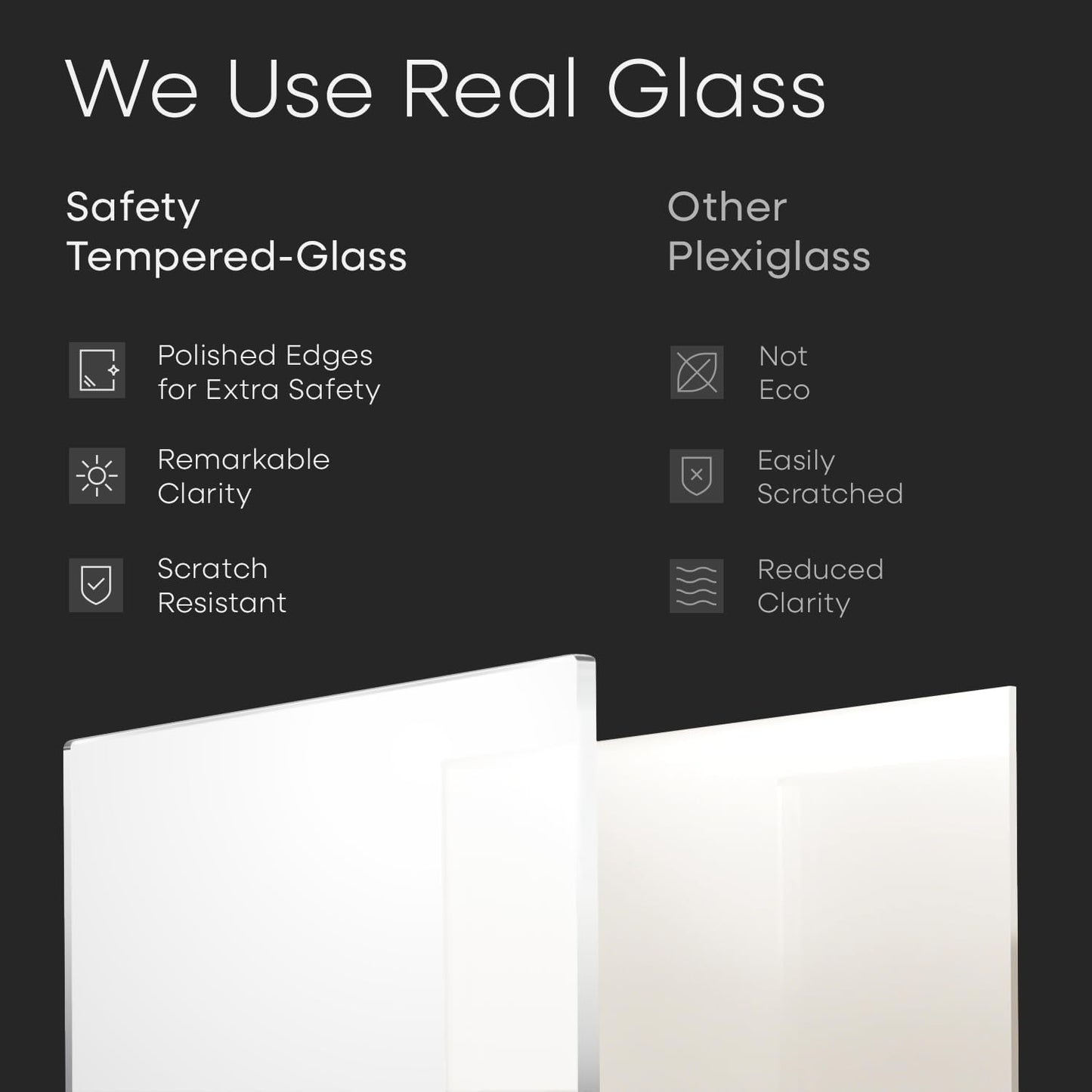 Homeforia Poster Frame 24x32 Silver, High End Metal 24 x 32 Large Picture Frame with Mat 20 x 28 Photo, 24x32 Silver Frames Matted to 20x28 Print, 32x24 Thin Frames, Tempered Glass, Wall Kit, Set of 1