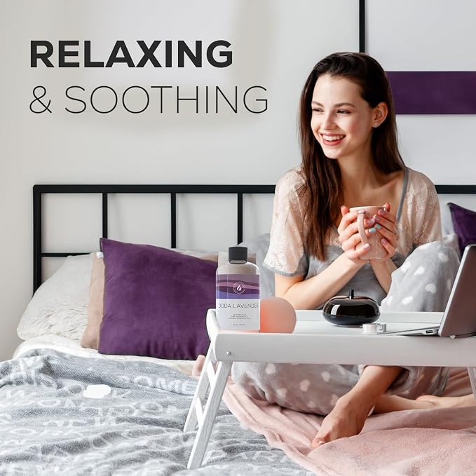 Aroma Country Lavender Fields Luxury Diffuser Oil Refill (8.5 Fl Oz) | Hotel-Inspired • Long-Lasting Home Fragrance • for Aromatherapy, Reed Diffusers, Diffuser Machines & Room Sprays