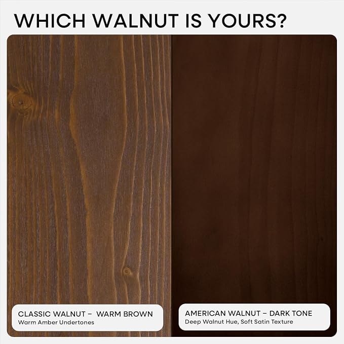Homeforia Classic Walnut 20 inch Floating Shelf, High End Solid Real Wood Small 20inch Floating Shelves for Wall Mounted, 20in Floating Shelves, Heavy Duty Bracket, 20 X 6.5 X 1.75 inches, Set of 2