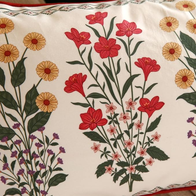 ISAENNE Designer Velvet Throw Pillow Cover,20"x12" Set of 2-Bertina C | Pillow Cover,Concealed Zipper Design,Dragonfly Pattern,Sofas,Bedroom,Living Room,Lounge Chairs,All Season Home Decor