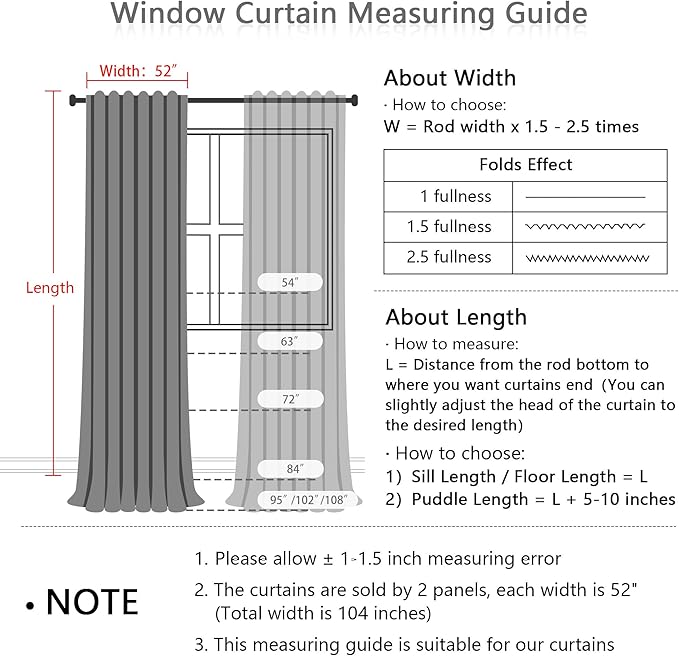 MYSKY HOME White Curtains for Bedroom 72 Inch Long Double Layer Nursery Curtain for Kids Room Kithen White Pom Pom Sheer Back Tab Light Filtering Privacy Protect Window Drapes 2 Panels, 52 x 72 Inch