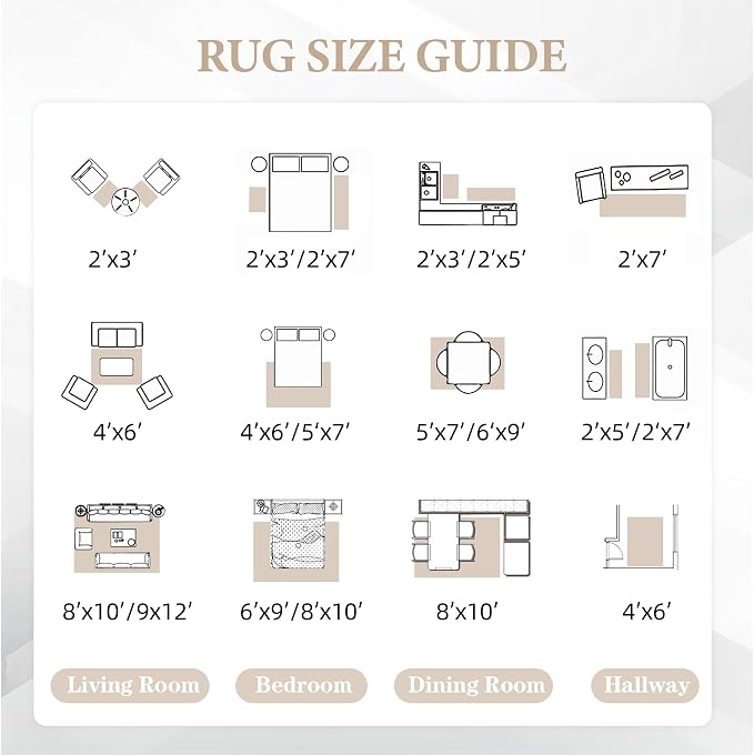 Area Rug Living Room Rugs 8x10 - Large Soft Boho Floral Rug, Non-Slip Foldable Washable Rugs Non Shedding Morden Indoor Floor Carpet for Living Room Bedroom Office Dining Room(FloralBrown, 8'x10')