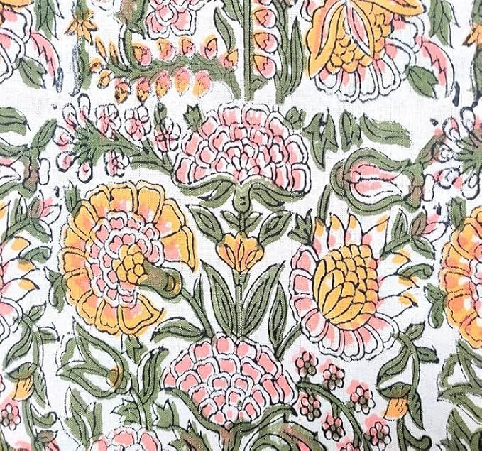 ATOSII Cotton Curtains Clover Yellow 60" X 96" Inches