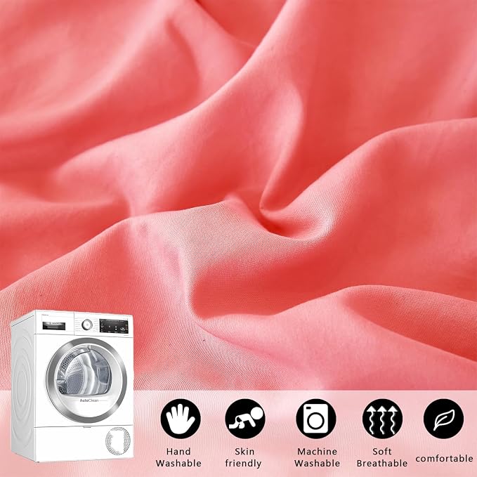 Princess Bed Canopy for Kids, Soft and Durable Dreamy Mosquito Net Bedding, Girls Room Tent, Children Reading Nook Indoor Decor (Coral Pink)