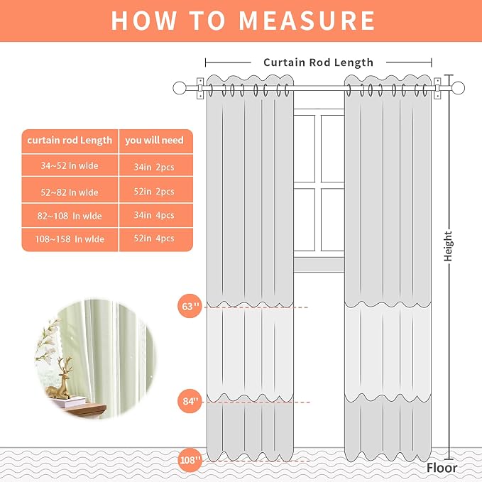 XiDi 90" Long Room Darkening Curtains Thermal Insulated Drapes Grommet Top Light Blocking Blackout Curtain for Living Room Bedroom Star Cut Out Wall Home Decor Window Treatment 2 Panels Sage Green