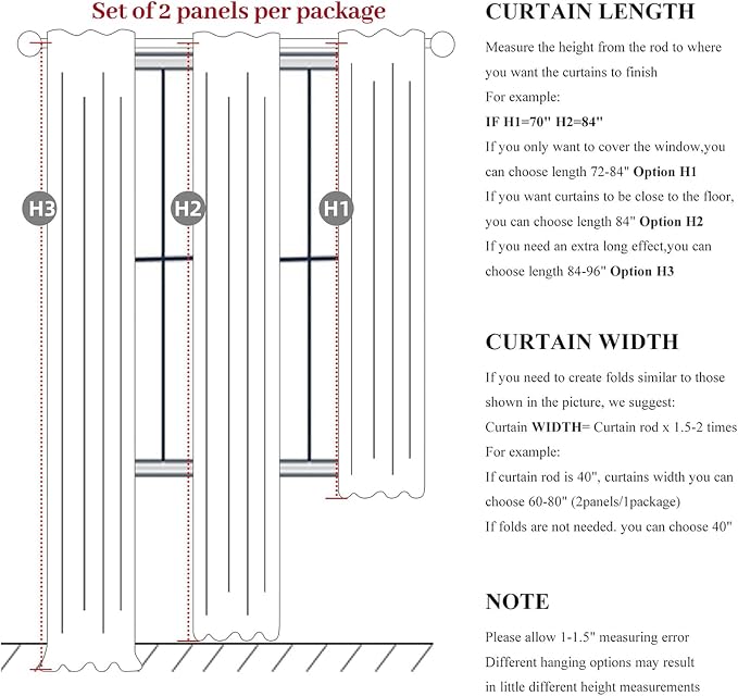 Dark Olive Green Curtains 60 Inch Length Extra Wide Pleated Black Out 96 Inch Long for Living Room, Linen Thick Sliding Glass Door Heavy Duty Insulated Large Window Drapes (60"Wx96"Lx 2Panels Loden)