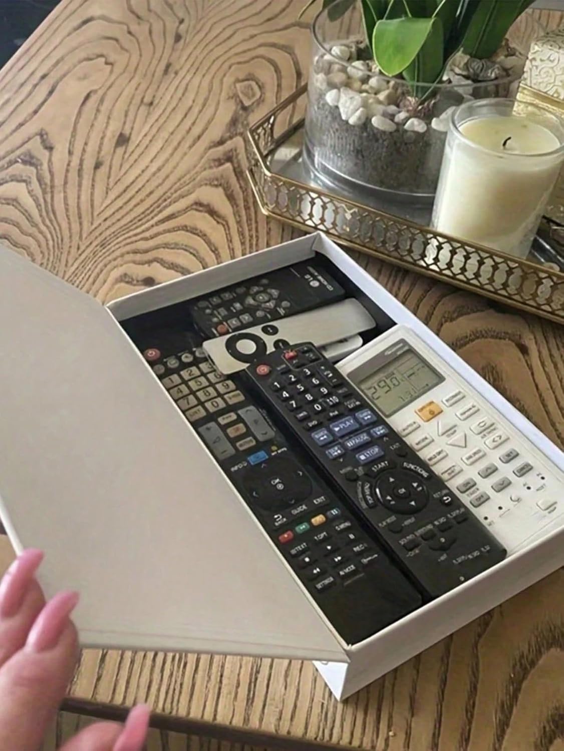 Decorative Storage Book Box – Hidden Storage for Remote Controls, Keys, and Small Items – Elegant Home Decor for Living Room, Bedroom, Coffee Table – Modern Style Faux Book Organizer (Pairs)