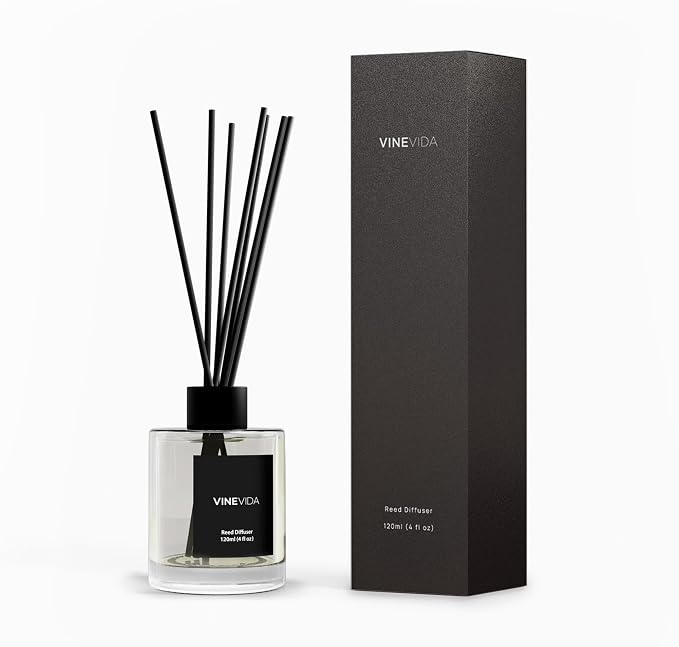 VINEVIDA Prime Reed Diffuser for Home & Bathroom | Long-Lasting Scent Sticks Set | Oil Stick Diffuser | Bathroom Scent - Room Fragrance No. 3600 - Inspired by: Aventus