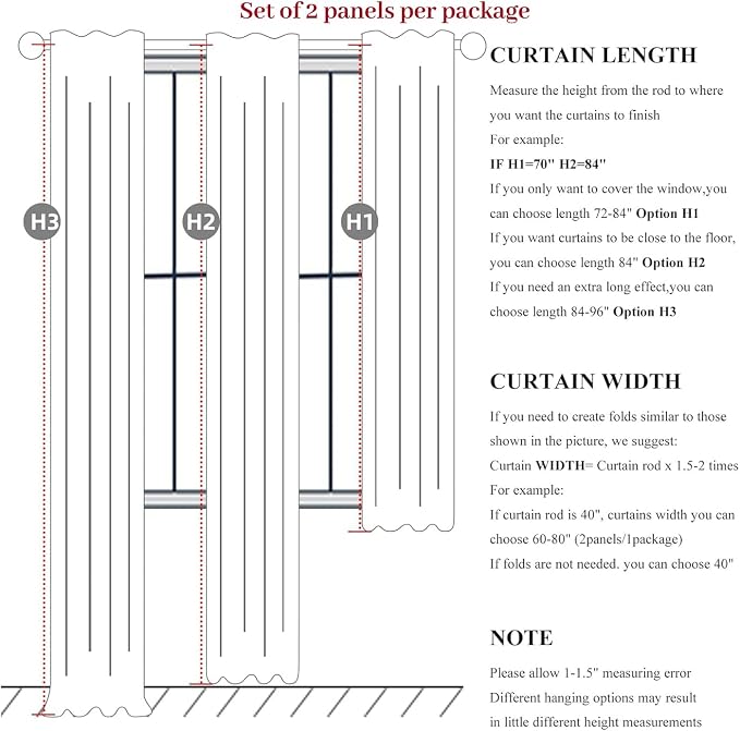 Dining Room Long Curtains 112 Inches Set of 2,Custom 100 Inch Wide (2 x 50")Linen Living Room Drapes Tall 100% Blackout Curtain for Sliding Glass Door Tan Beige Back Tab/Rings/Hooks (50"Wx112"L,Linen)