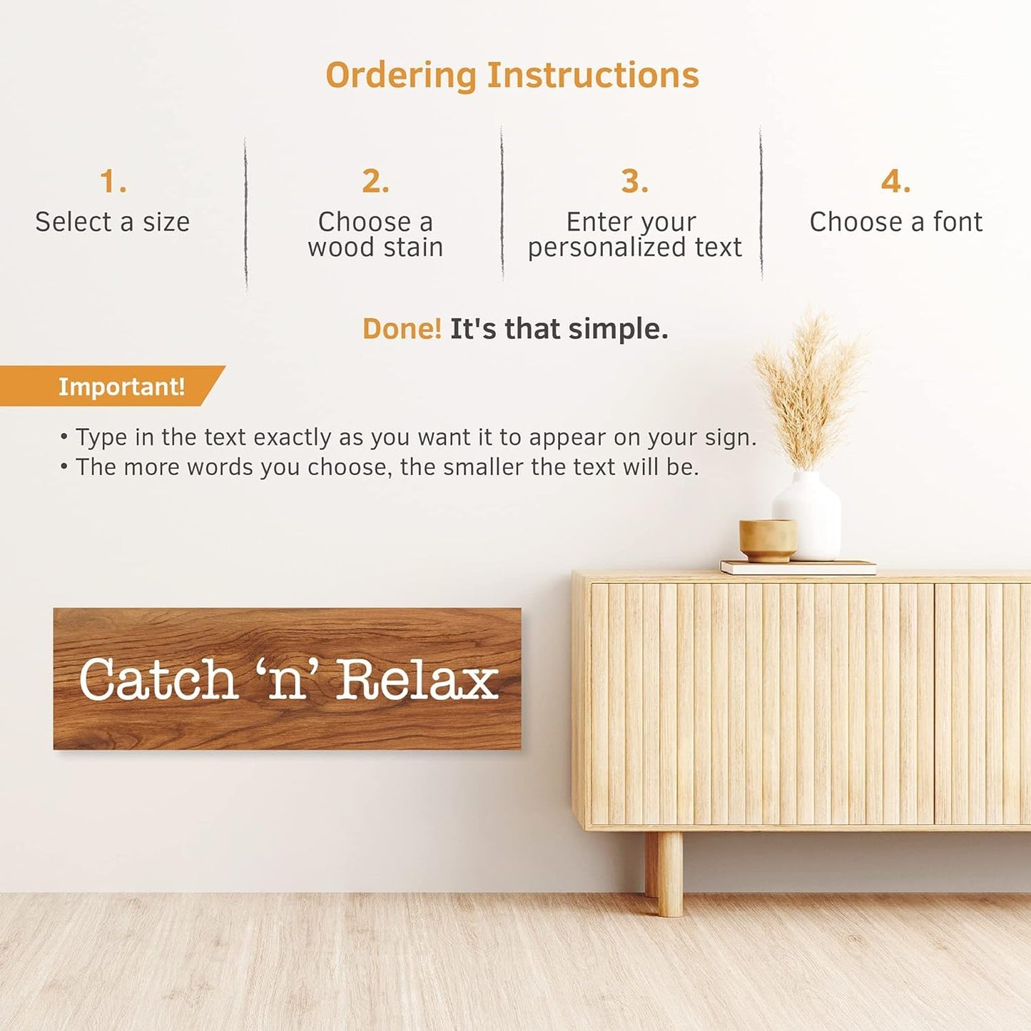 Custom Wood Signs Personalized | Farmhouse Decor | Personalized Signs | Personalized Rustic Wood Signs | Father's Day Gift | Custom Sign | Ready to Hang! (12x12 Inches)