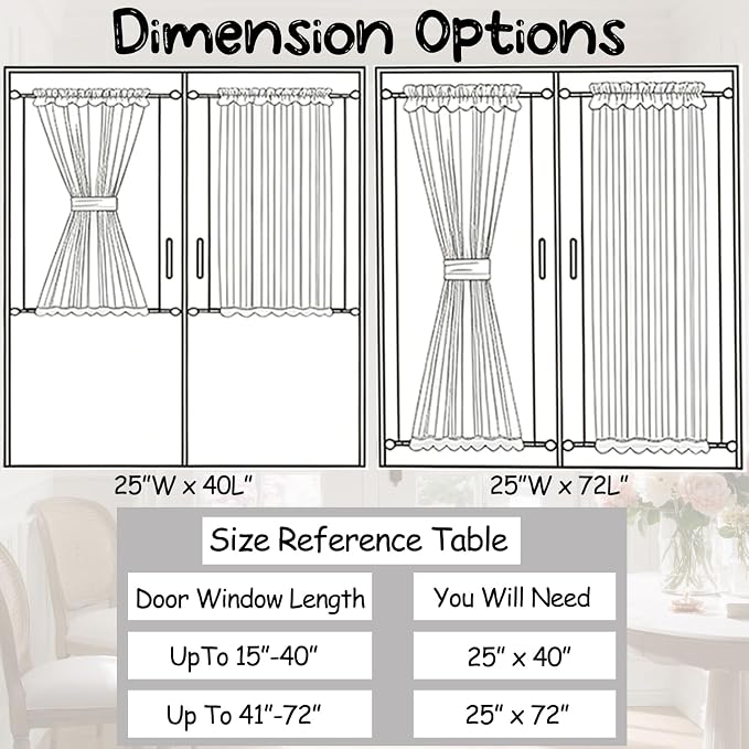 Sutuo Home Burgundy Sidelight Curtains for Drapery Glass & Patio, French Door Curtains for Front Door Entryway Farmhouse Semi Sheer Vintage Chic Cottagecore Tassels, Rod Pocket 2 Panels 25" W x 40" L