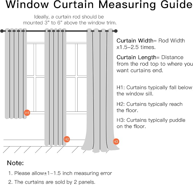 XiDi White Curtains for Girls Nursery Room 90 Inches Long Blackout Double Layer Curtains with Sheer Overlay for Kids Toddler Princess Bedroom Living Room Darkening Grommet Window Drapes W52 X L90