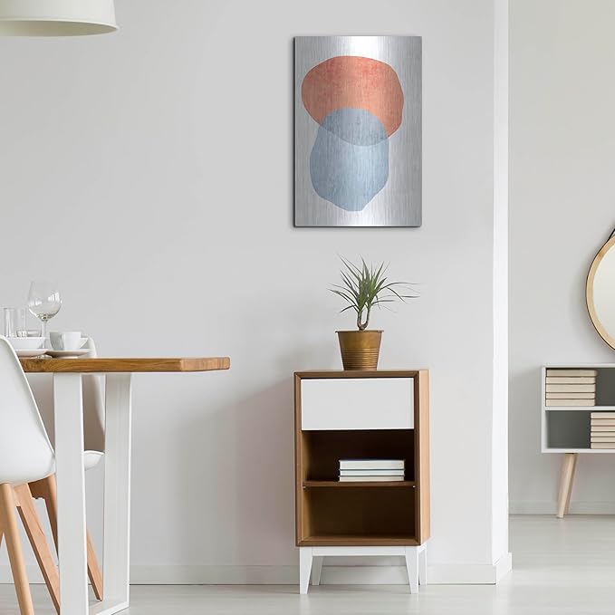 'Minimalist Geometric 7' by Irena Orlov, Metal Wall Art, 16"x24"
