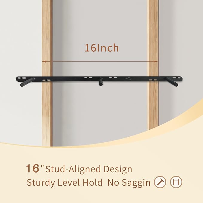 ROGMARS 48 Inches Long Walnut Floating Shelves with Led Light | Rustic Solid Wood Farmhouse Wall Shelves with Invisible Brackets for Bedroom, Living Room, Kitchen, Bathroom Set of 2