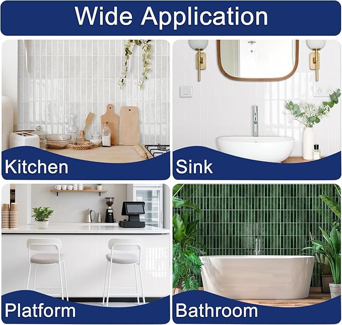 MORCART Upgraded Peel and Stick Backsplash, 20 Sheets of 11.8"x11.8" - 3D Adhesive Waterproof Wall Tiles for Kitchen, Bathroom, Living Room, Subway Tiles, Gray-Beige