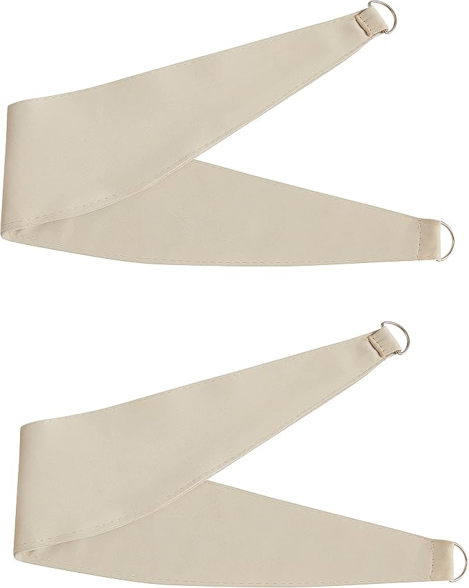Bujasso Beige 80% Blackout Curtains with Sheer Overlay Mix and Match Double Layer Thermal Insulated Window Panels 108 inch for Living Room Bedroom Beige Drapes with Tiebacks Grommet Top 37" Wx108 Lx2