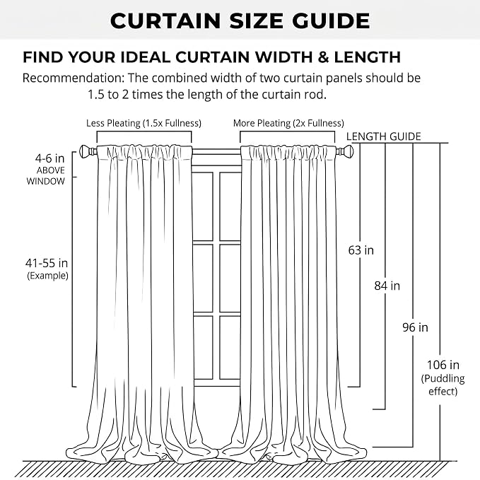 VOGOL Boho Semi Blackout Curtains, Colorful Stripes with Tassel Decorative Window Treatments, 1 Panel Rod Pocket Drapes for Living Rest Room, 59 x 79 Inches, Red Blue