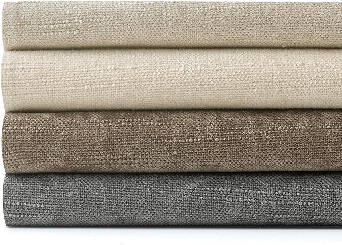 MIULEE Pack of 4 Fall Decorative Throw Pillow Covers 18x18 Inch Chenille Textured Throw Pillows Boho Farmhouse Cushion Covers Vintage Home Decor for Couch Sofa Bed Living Room,Beige Taupe Gray