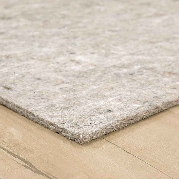 Mohawk Home Felt Rug Pad 10' x 13' - 3/8 Inch Thick Cushion for Area Rugs, Protective Underlay for Hardwood Floors, Comfort and Insulation – Felt Only Pad