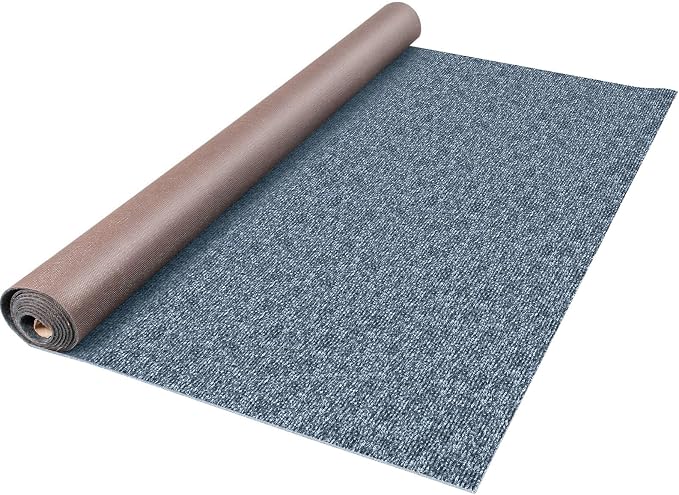 Happybuy 6 ft x 36 ft Grey Marine Carpet for Boats Waterproof - 0.18" Thick Indoor Outdoor Rug Carpet Roll for Home Patio Porch Deck