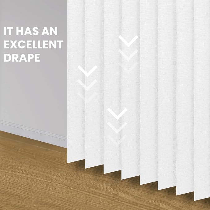 AJAZZ Set: Curtain Rods No Drilling (38-53" W Adjustable Range) & Accordion Door Curtain, White 53W×78" L, Accordion Doors for Closet Doorway Room Divider