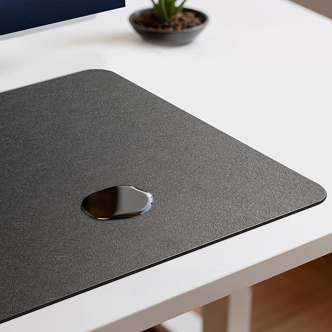 Jotsome Leather Desk Pad Mat, Non-Slip Desk Blotter Pad - Desk Protector for Office, Home, Lap Desk, Laptop, and Desktop