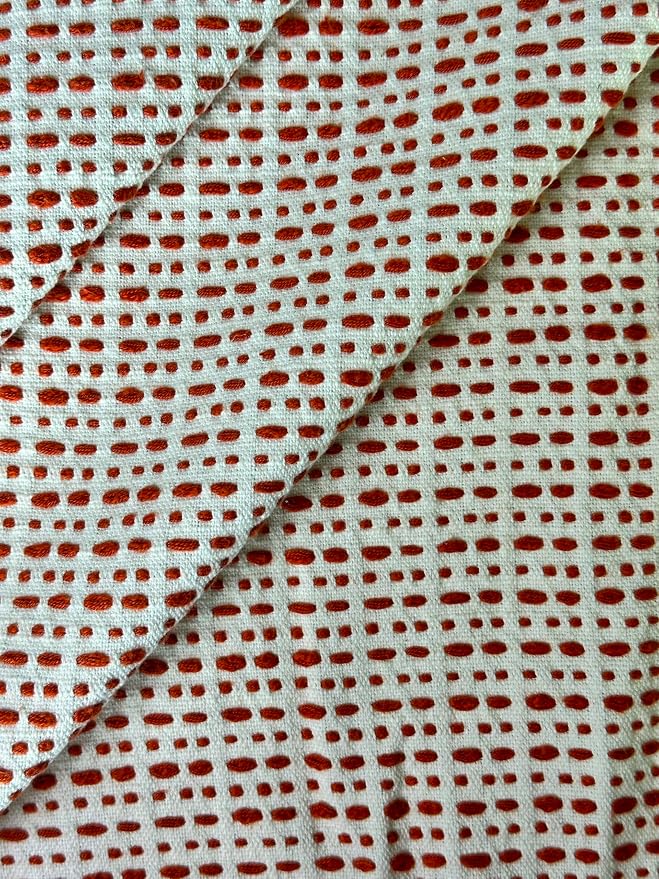 SanVia Cotton Throw Pillow Covers 20x20 – Handwoven Jacquard Texture, Fade-Resistant, No Pilling – Hidden Zipper, Decorative Cushion Cover for Sofa, Couch, Bed – Insert Not Included (Farmhouse, Red)
