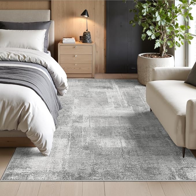 zesthome Entryway 3x5 Area Rugs - Washable Modern Area Rug, Non Slip Area Rug Indoor Entrance, Abstract Soft Rugs for Living Room Bedroom Kitchen, Stain Resistant Decor Mat 3x5