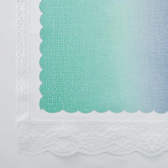 XiDi Curtains for Bedroom Decor, Rainbow Purplgreen grey34/45