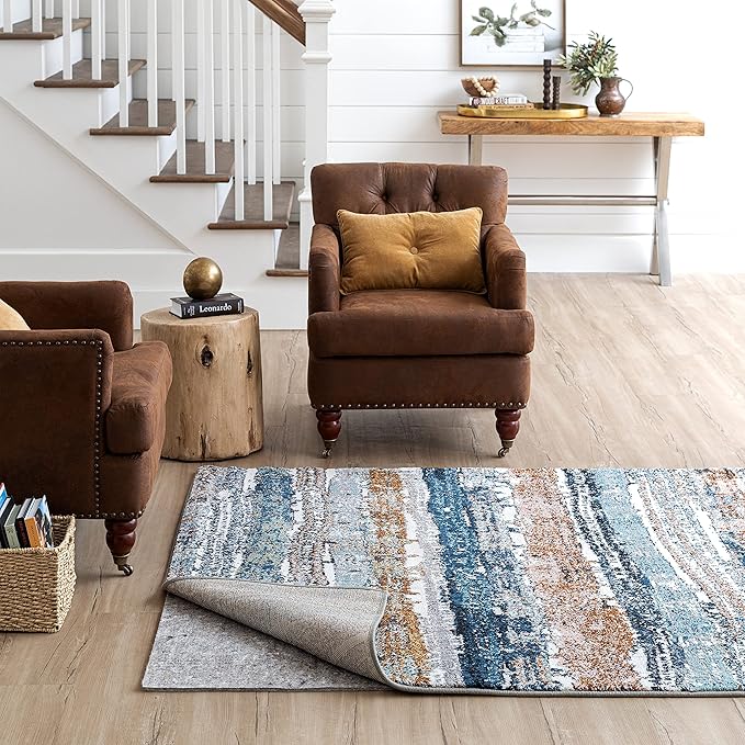 Mohawk Home Felt Rug Pad 6' x 9' - 3/8 Inch Thick Cushion for Area Rugs, Protective Underlay for Hardwood Floors, Comfort and Insulation – Felt Only Pad