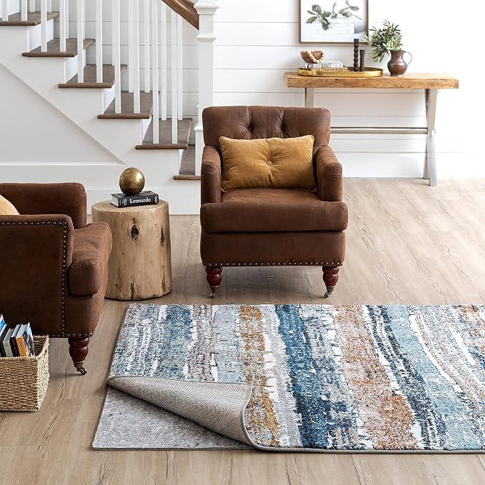 Mohawk Home Felt Rug Pad 8' x 11' - 3/8 Inch Thick Cushion for Area Rugs, Protective Underlay for Hardwood Floors, Comfort and Insulation – Felt Only Pad