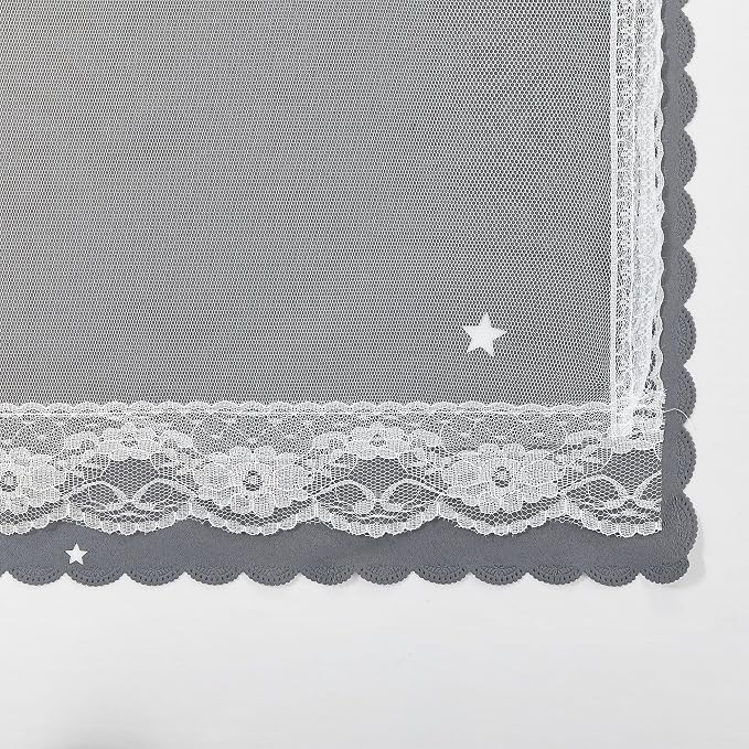 XiDi Black Out Curtains for Girls Bedroom Decor, Unicorn Curtains for Kids Room, Blackout Curtains for Living Room 72 inchs Long 34 inches Wide 2 Panel Grey