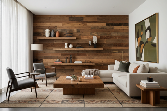 The Timeless Soul of Reclaimed Wood: Living Room Statement Pieces