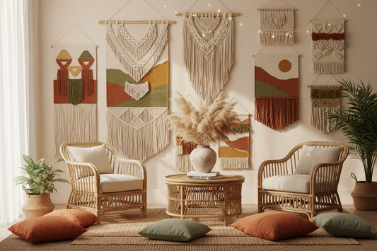 Boho Wall Hangings: Macrame and More — The Art of Textured Walls
