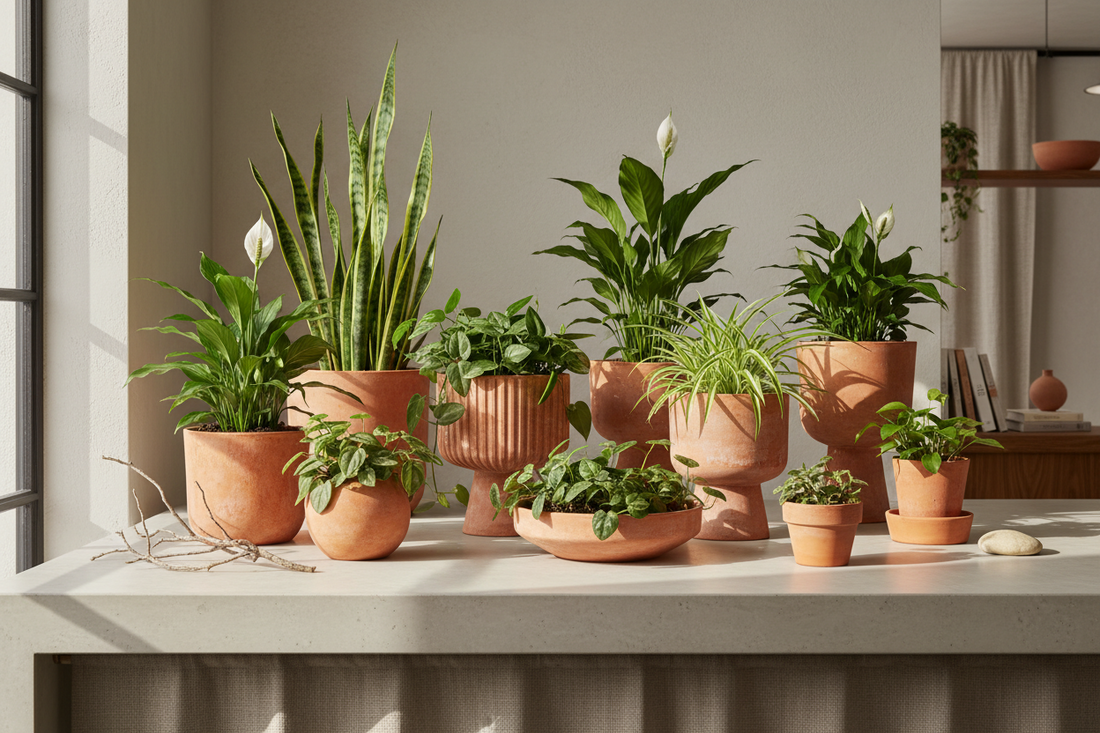 Breathe Deep: The Perfect Terracotta Curation for Your Air-Purifying Plants