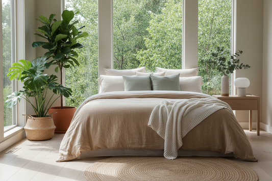Sleep in Nature: Creating an Eco-Friendly Sanctuary with Linen and Organic Cotton
