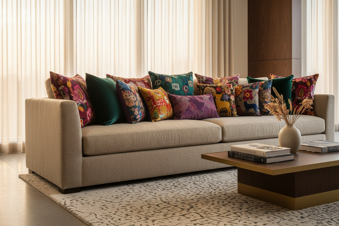 Statement Throw Pillows for Instant Color